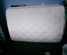 4 ft mattress virtually new.