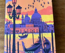 Lonely Planet notebook Venice cover NEW