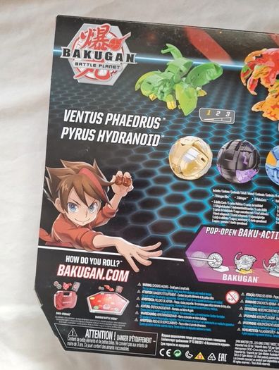 bakugan battle pack ventus phaedrus - perusal hydranoid  brand new sealed
