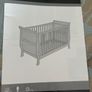 Mamas and Papas Sleigh cot/toddler bed Image 2