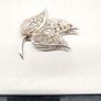 935 Silver Filigree Leaf Brooch Image 8