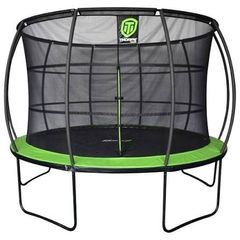 Trampoline side enclosure netting