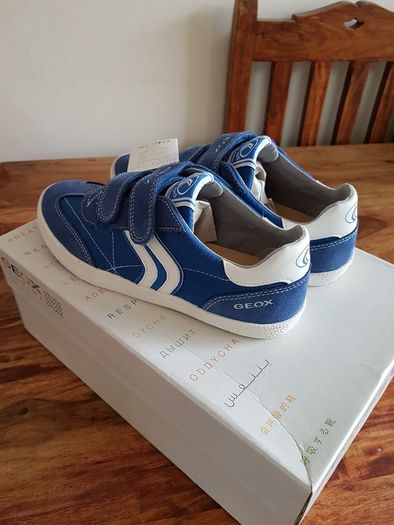 Geox Boys Jr Kiwi Boy A Low-Top J42A7A1022C4005 Avio 2.5 UK, 35 EU
