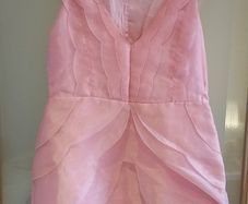 Pink baby doll dress