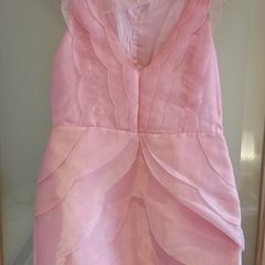 Pink baby doll dress