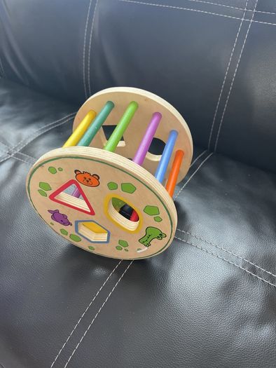wooden shape sorter