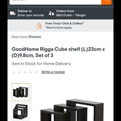 Cube shelf