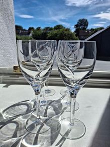 Waterford Crystal Siren White Wine Glasses x 6