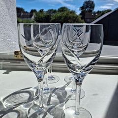 Waterford Crystal Siren White Wine Glasses x 6