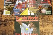 3 x Vintage Tennis World Magazine.
