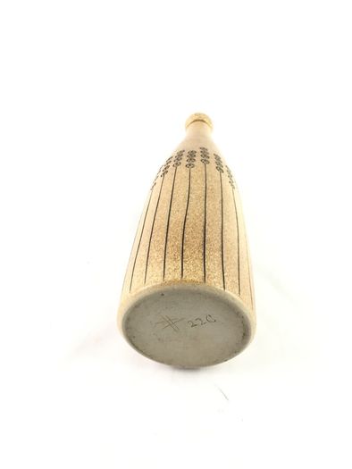 Vintage studio pottery bottle