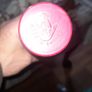 Beautiful Rare Old Glass Rolling Pin with Plugs 1950s, these pins could be filled with cold water or crushed ice to keep pastry dough chilled while rolling Image 2