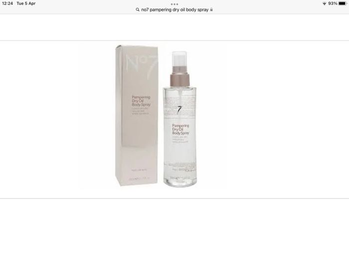 NO 7 Pampering Dry Oil Body Spray