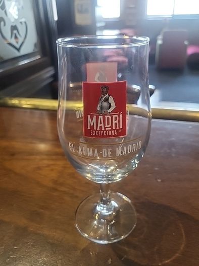 madri pint glass new