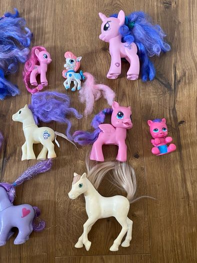 10 Kids Vintage My Little Pony Figures/ Toys