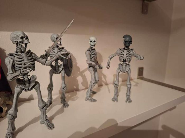 Mythic Legions Skeleton figures 4 pack