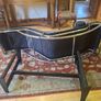 Black leather chaise longue Image 3