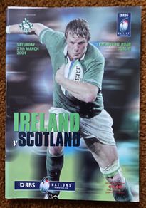 2004 Ireland v Scotland - RBS Six Nations Championship Programme