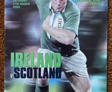 2004 Ireland v Scotland - RBS Six Nations Championship Programme