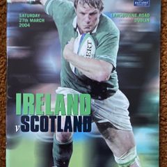 2004 Ireland v Scotland - RBS Six Nations Championship Programme