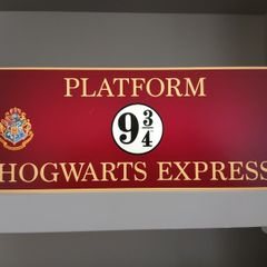 harry potter light up sign