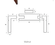 Deanta Walnut Adjustable Frames