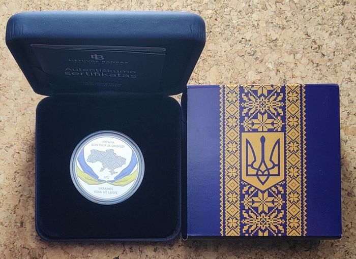 Lithuania 10 Euro Silver (.925) Proof Coin 2022 - Ukraine's Fight for Freedom