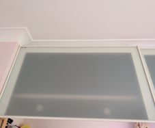 Ikea PAX SEKKEN frosted glass panels