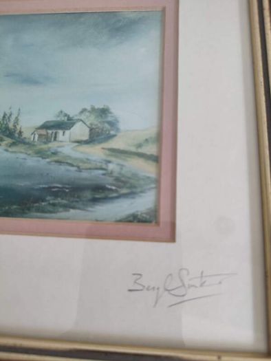 Set Of 4 Framed And Signed Photo Prints By Baryl Suitor Irish Artist.