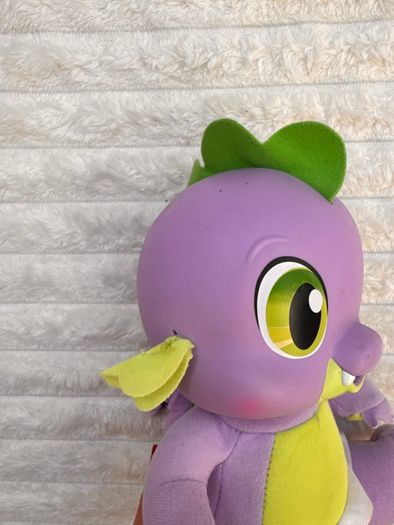 Hasbro My Little Pony So Soft Newborn Spike The Dragon 2011 Talking approx. 20 cm. Used Dirty Please see photos