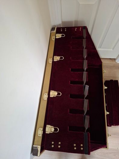 Vintage Tweed 8-Guitar Hard Case Gear4music Second Hand