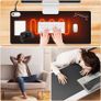 Heated Mouse Pad, Office Decor-Mouse Pad, Warm Desk Pad, Electric Heating Pad with Digital Display & 3 Heating Levels & 3Hours Auto Shut-Off for PC Keyboard Laptop Office and Home Black Image 6