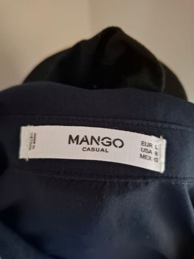 Mango navy blouse