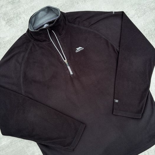 Black Trespass Half Zip Fleece