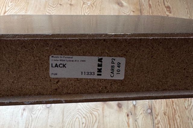 IKEA Black Lack Shelves