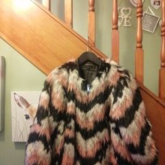fab faux fur River Island jacket