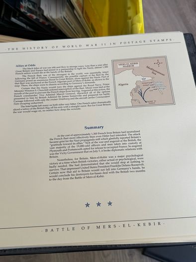 The History of World War II in post stamps