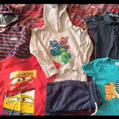 Very large bundle of boys clothes 4 to 5 years.