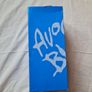 avoca blue large 30cm square vase Stratford blue brand new Image 8