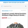 Imaginext Jurassic World Dominion Dinosaurs Mega Stomp & Rumble Giga Dino Image 2