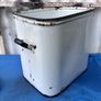 Vintage white enamel bread bin Image 3