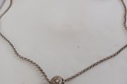 silver chain and pendant