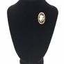 925 vintage sterling silver gold plated Wedgwood brooch Image 9