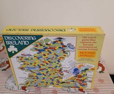 Vintage discovering ireland board game