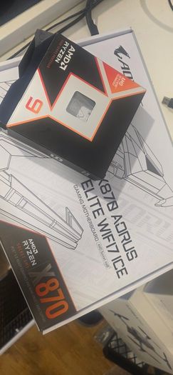 Gaming upgrade bundle 9950x3d RYZEN 9 Aorus elite x870 wifi 7 ice