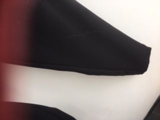 Black "PAPERBAG" TUZZI pants size 12/38 (30" leg)