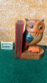 Timber Owl Book-end