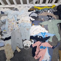 Bundle of baby boy clothes 0-3 months