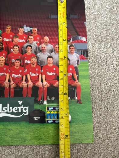 Vintage Liverpool FC Official Team Portrait 2004/2005