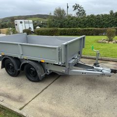 Ifor Williams electric tipping trailer